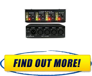 Radial Gold Digger 4channel Mic Selector Systems
